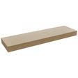 Fabuwood Truffle FLS36 Wall Floating Shelf, Front View