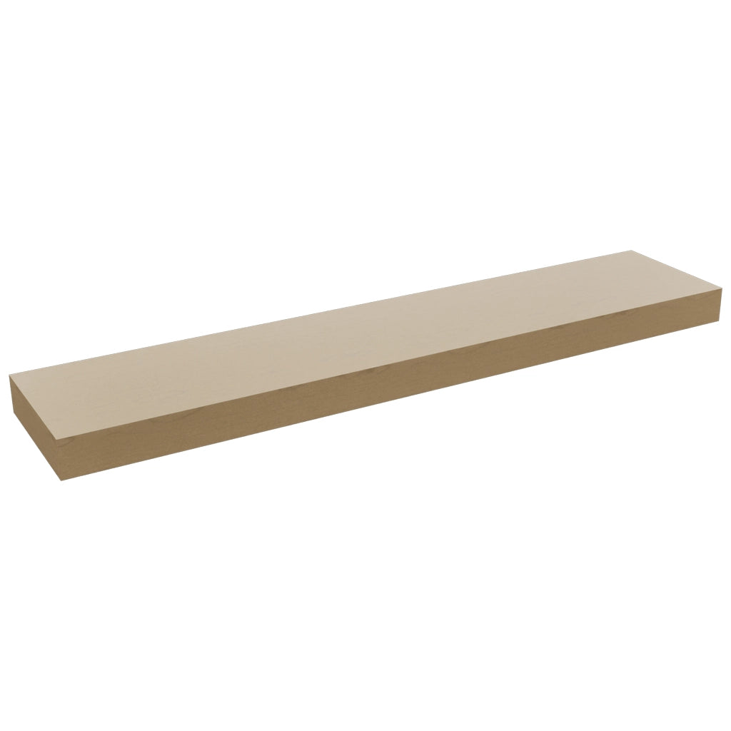 Fabuwood Truffle FLS48 Wall Floating Shelf, Front View