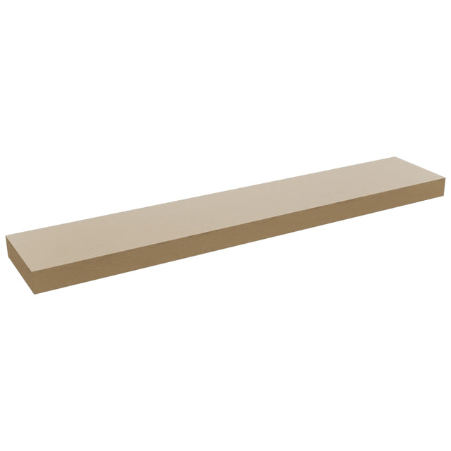 Fabuwood Truffle FLS54 Wall Floating Shelf, Front View