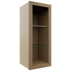 Fabuwood Truffle NDW1230 Wall Standard No Door Cabinet, Front View