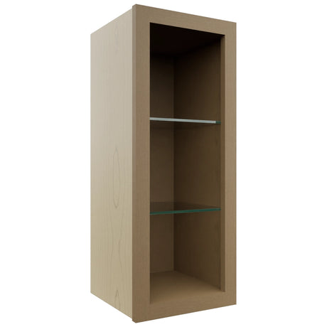 Fabuwood Truffle NDW1230 Wall Standard No Door Cabinet, Front View