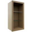 Fabuwood Truffle NDW1530 Wall Standard No Door Cabinet, Front View