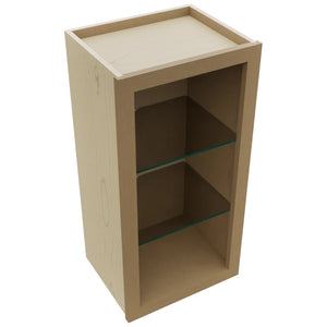 Fabuwood Truffle NDW1530 Wall Standard No Door Cabinet, Top View