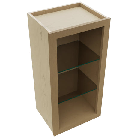 Fabuwood Truffle NDW1530 Wall Standard No Door Cabinet, Top View