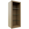 Fabuwood Truffle NDW1536 Wall Standard No Door Cabinet, Front View