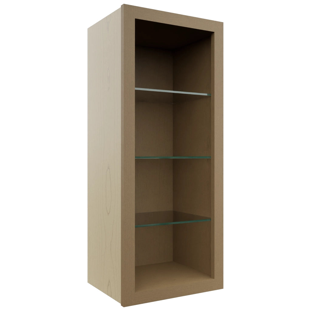 Fabuwood Truffle NDW1536 Wall Standard No Door Cabinet, Front View