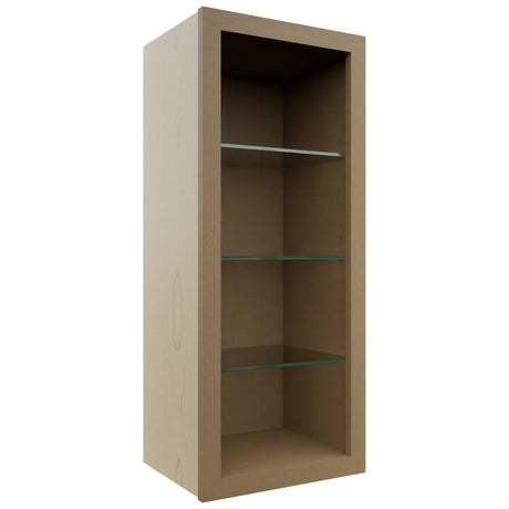 Fabuwood Truffle NDW1536 Wall Standard No Door Cabinet, Front View