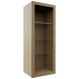 Fabuwood Truffle NDW1539 Wall Standard No Door Cabinet, Front View