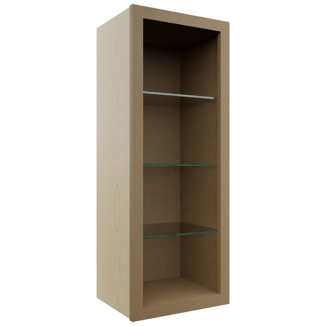 Fabuwood Truffle NDW1539 Wall Standard No Door Cabinet, Front View