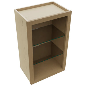Fabuwood Truffle NDW1830 Wall Standard No Door Cabinet, Top View