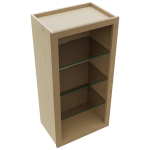 Fabuwood Truffle NDW1836 Wall Standard No Door Cabinet, Top View