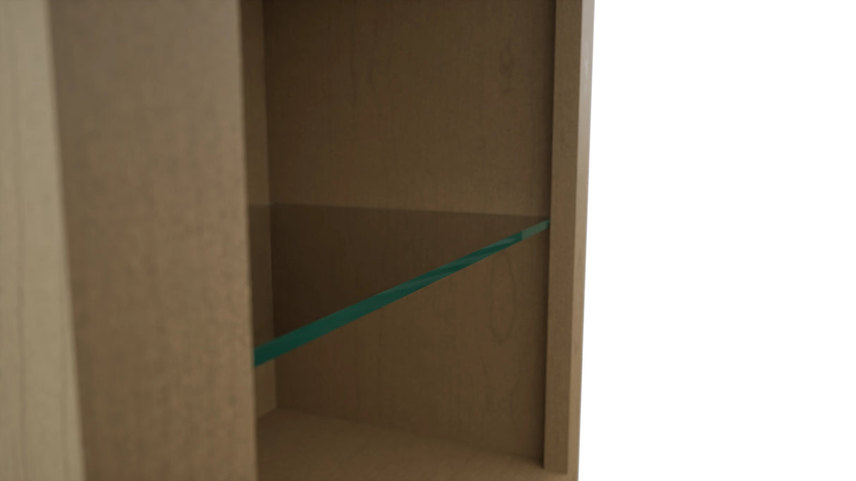 Fabuwood Truffle NDW1836 Wall Standard No Door Cabinet, Detail View