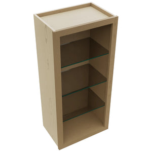 Fabuwood Truffle NDW1839 Wall Standard No Door Cabinet, Top View