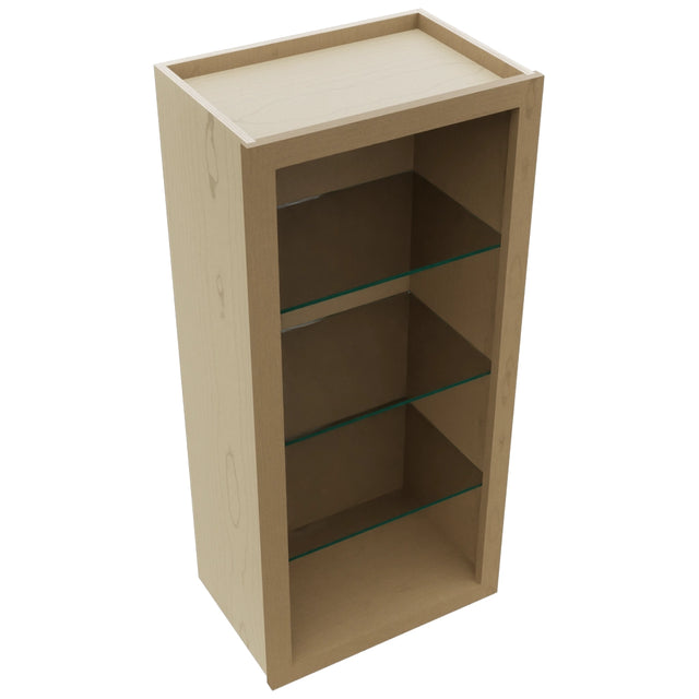 Fabuwood Truffle NDW1839 Wall Standard No Door Cabinet, Top View