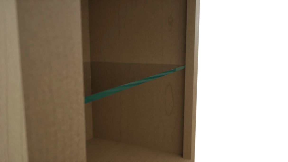 Fabuwood Truffle NDW1839 Wall Standard No Door Cabinet, Detail View