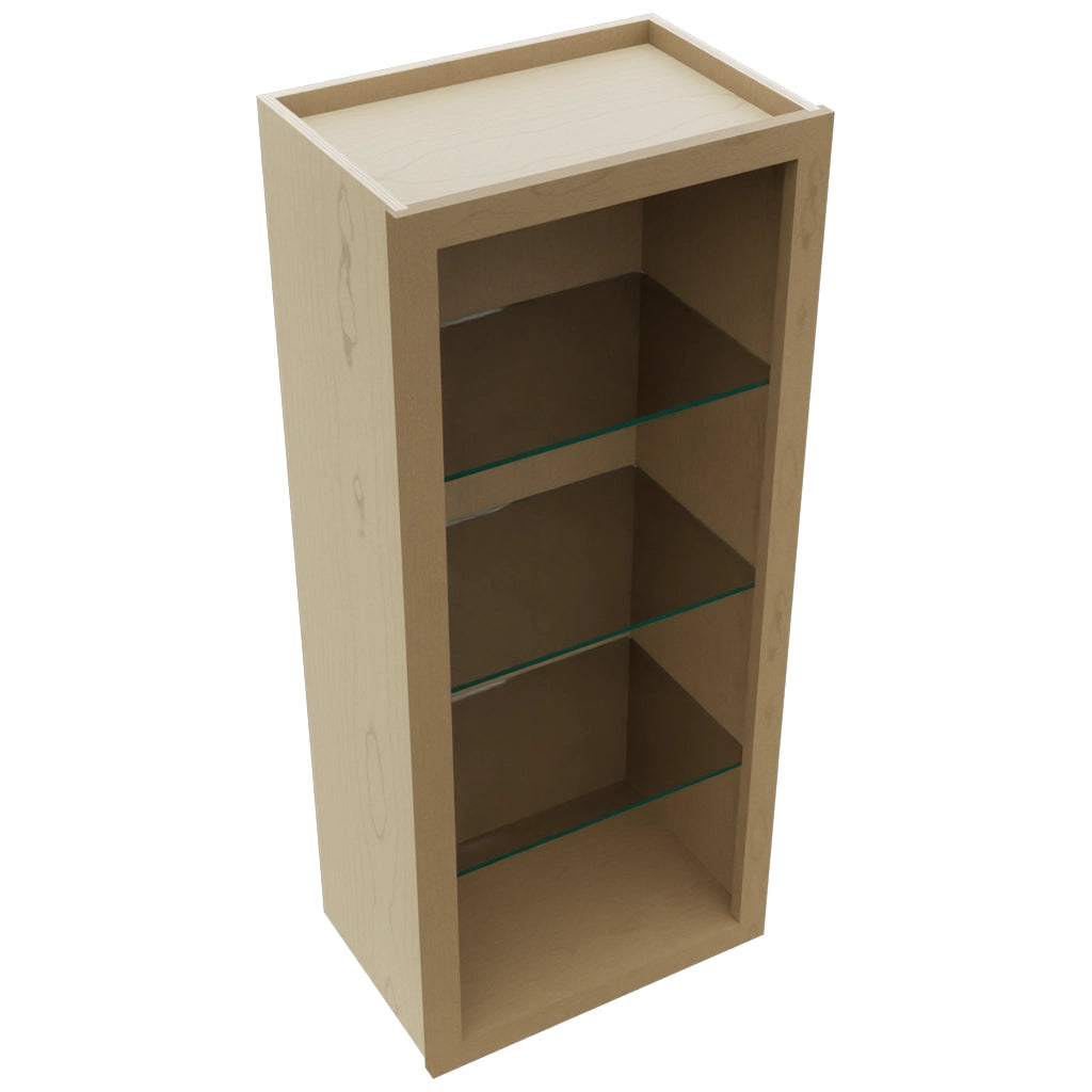 Fabuwood Truffle NDW1842 Wall Standard No Door Cabinet, Top View
