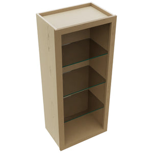 Fabuwood Truffle NDW1842 Wall Standard No Door Cabinet, Top View