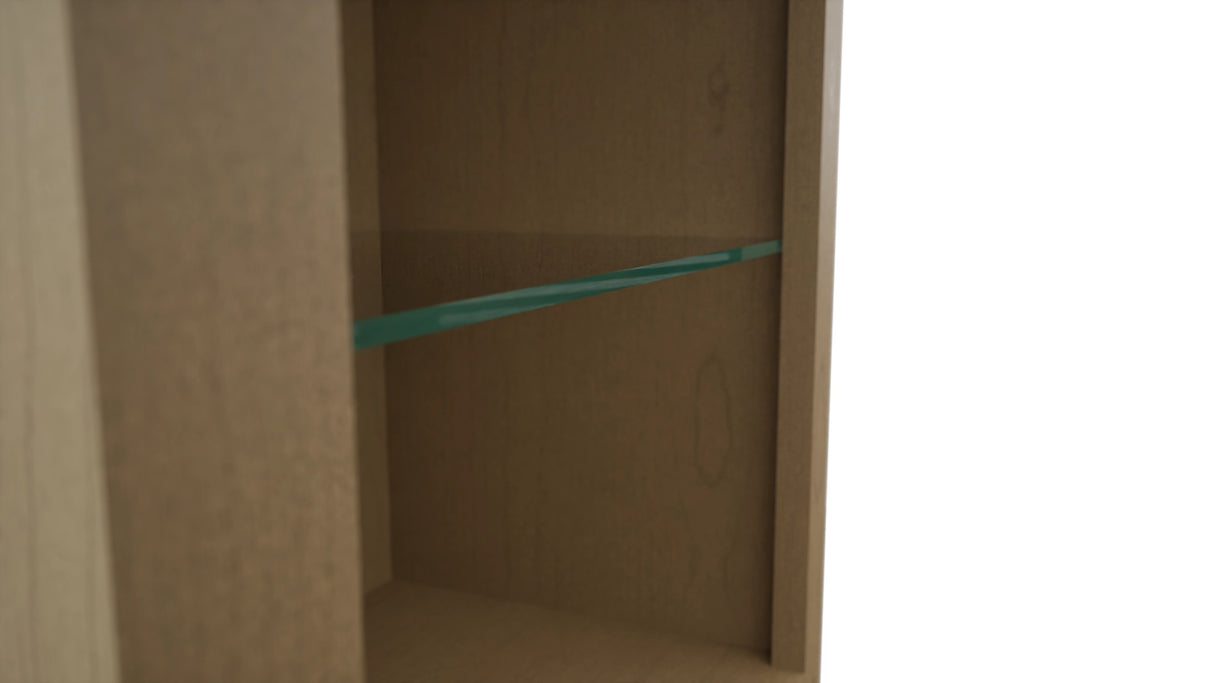 Fabuwood Truffle NDW1842 Wall Standard No Door Cabinet, Detail View