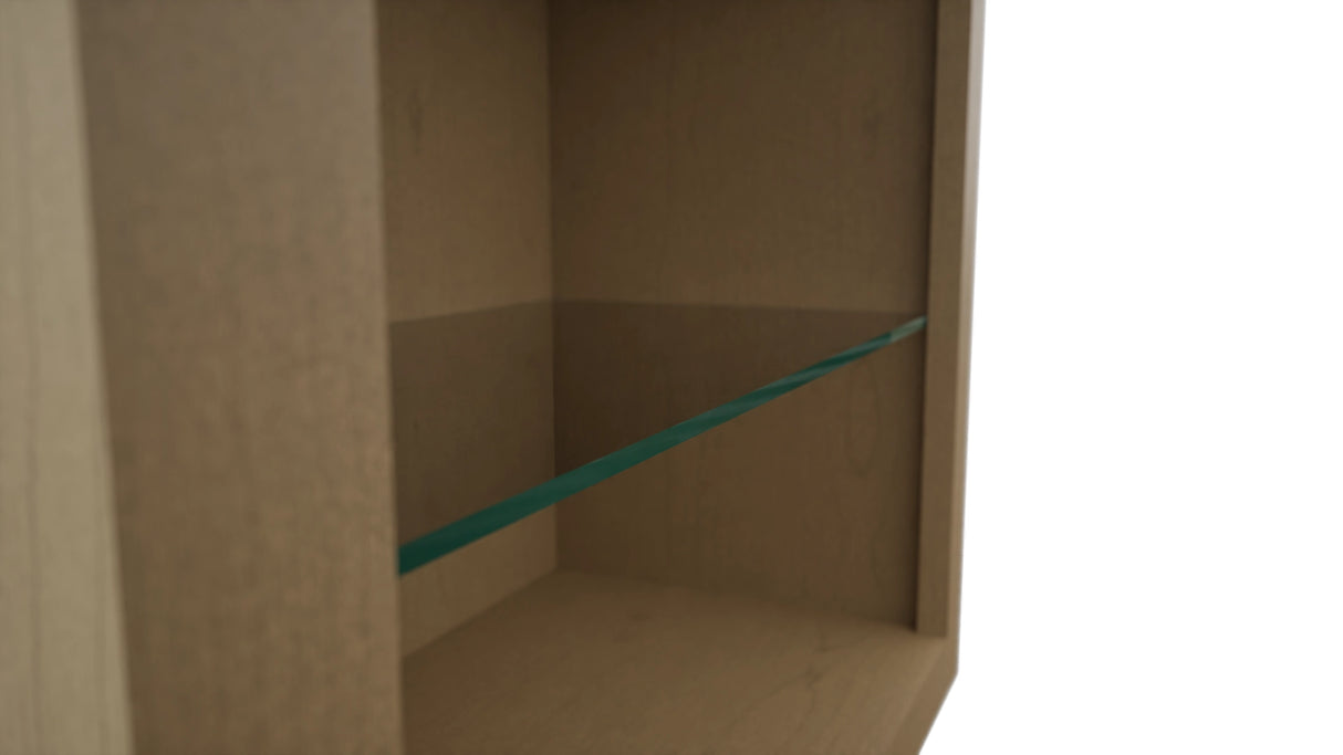 Fabuwood Truffle NDW2436 Wall Standard No Door Cabinet, Detail View