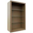 Fabuwood Truffle NDW2439 Wall Standard No Door Cabinet, Front View
