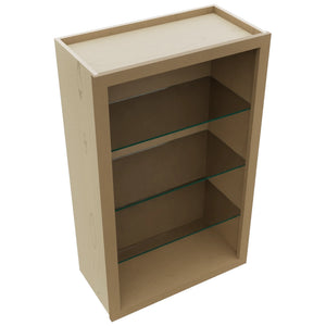 Fabuwood Truffle NDW2439 Wall Standard No Door Cabinet, Top View