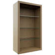 Fabuwood Truffle NDW2442 Wall Standard No Door Cabinet, Front View