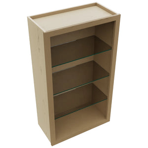 Fabuwood Truffle NDW2442 Wall Standard No Door Cabinet, Top View