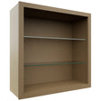 Fabuwood Truffle NDW3030 Wall Standard No Door Cabinet, Front View