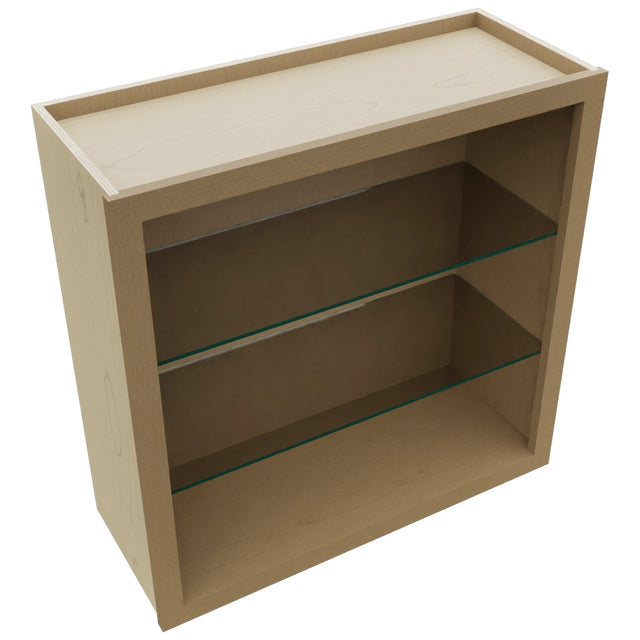 Fabuwood Truffle NDW3030 Wall Standard No Door Cabinet, Top View