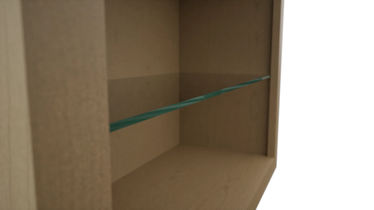 Fabuwood Truffle NDW3030 Wall Standard No Door Cabinet, Detail View
