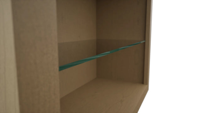 Fabuwood Truffle NDW3030 Wall Standard No Door Cabinet, Detail View