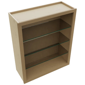 Fabuwood Truffle NDW3036 Wall Standard No Door Cabinet, Top View