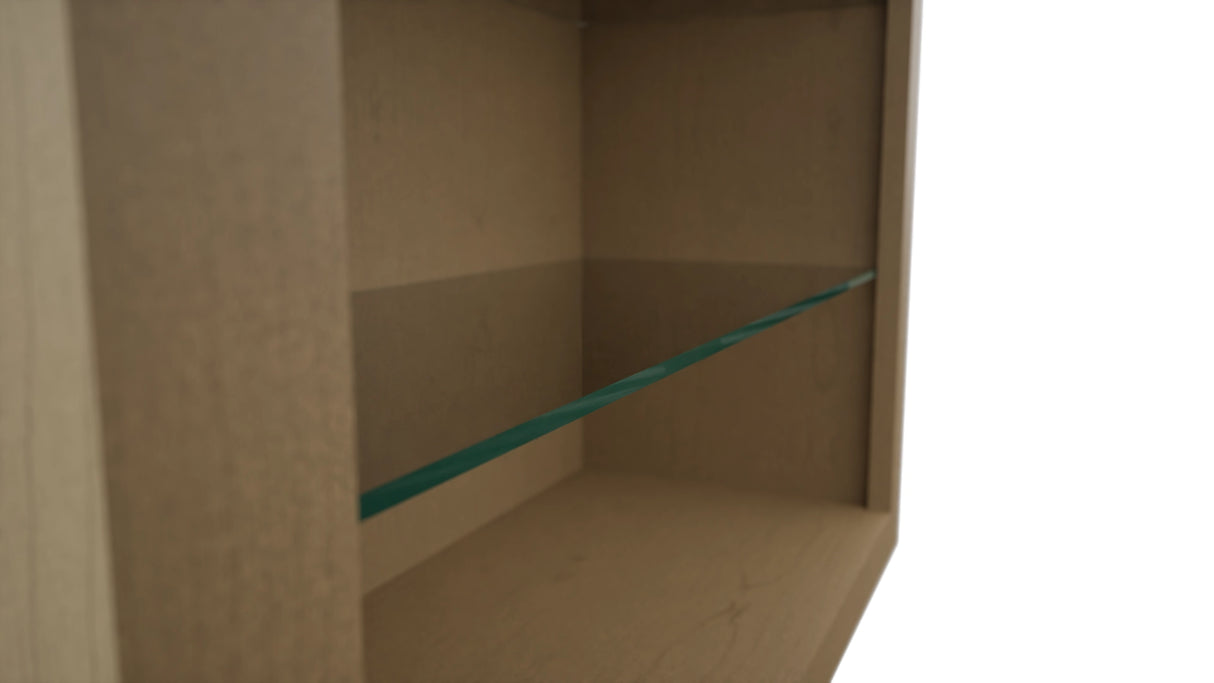 Fabuwood Truffle NDW3036 Wall Standard No Door Cabinet, Detail View