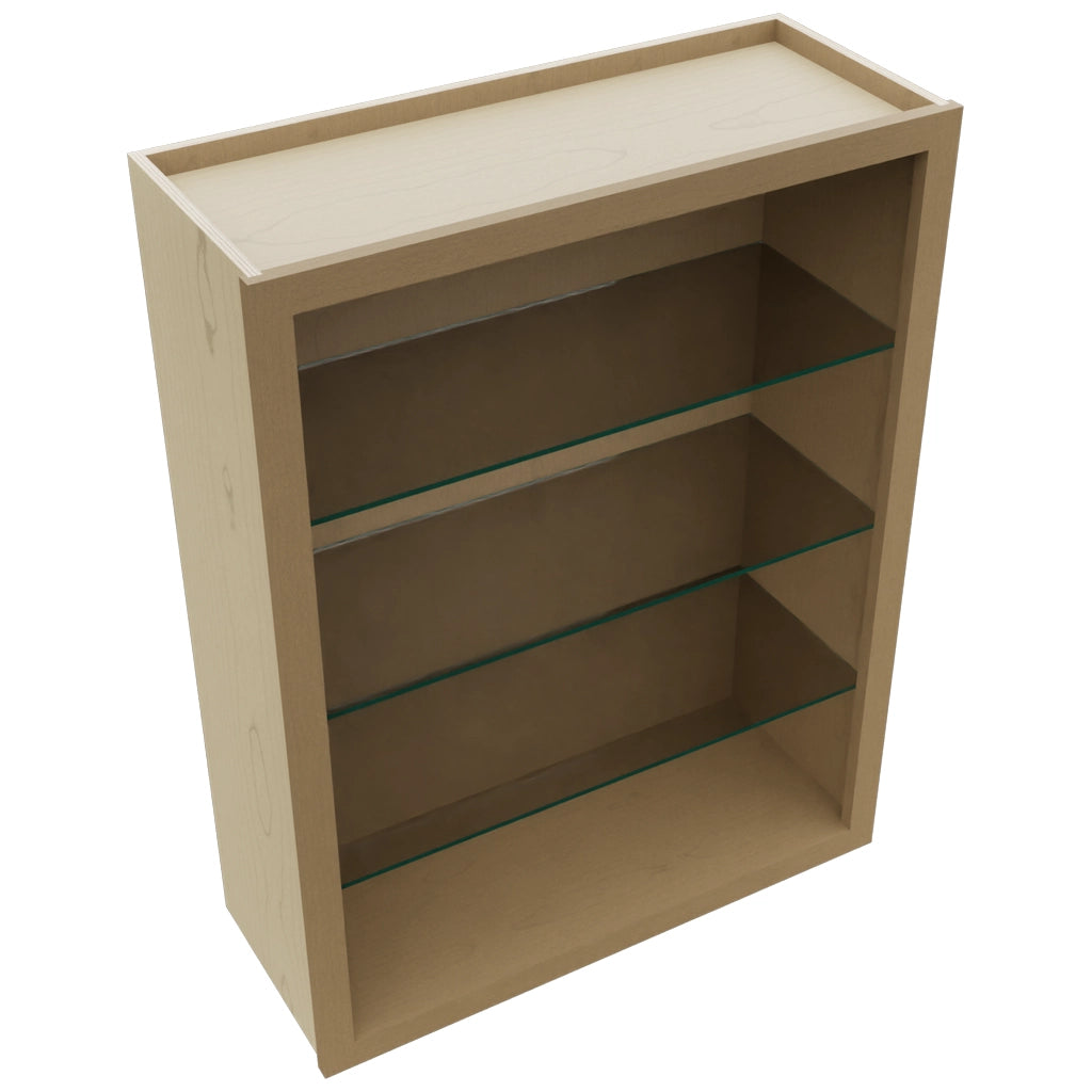 Fabuwood Truffle NDW3039 Wall Standard No Door Cabinet, Top View