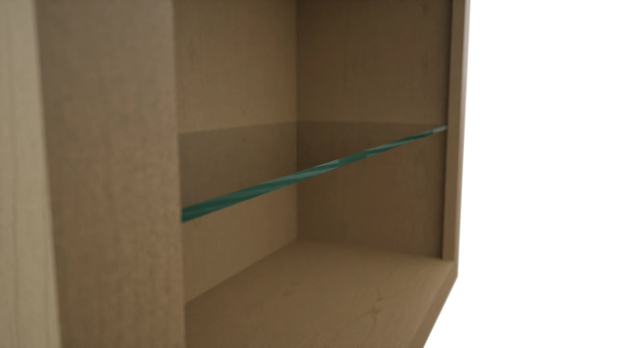 Fabuwood Truffle NDW3039 Wall Standard No Door Cabinet, Detail View