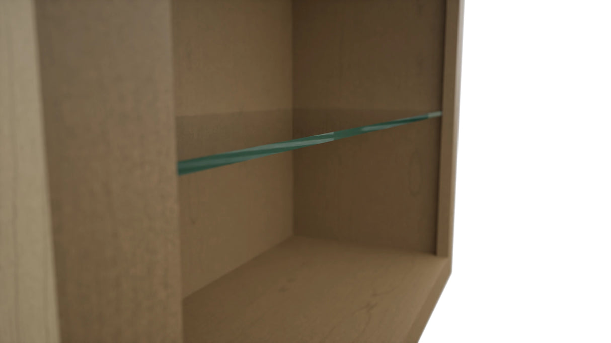 Fabuwood Truffle NDW3042 Wall Standard No Door Cabinet, Detail View