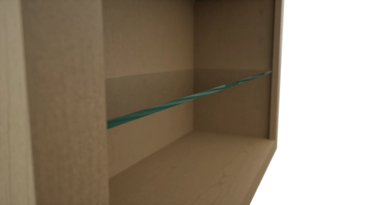 Fabuwood Truffle NDW3630 Wall Standard No Door Cabinet, Detail View