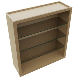 Fabuwood Truffle NDW3639 Wall Standard No Door Cabinet, Top View