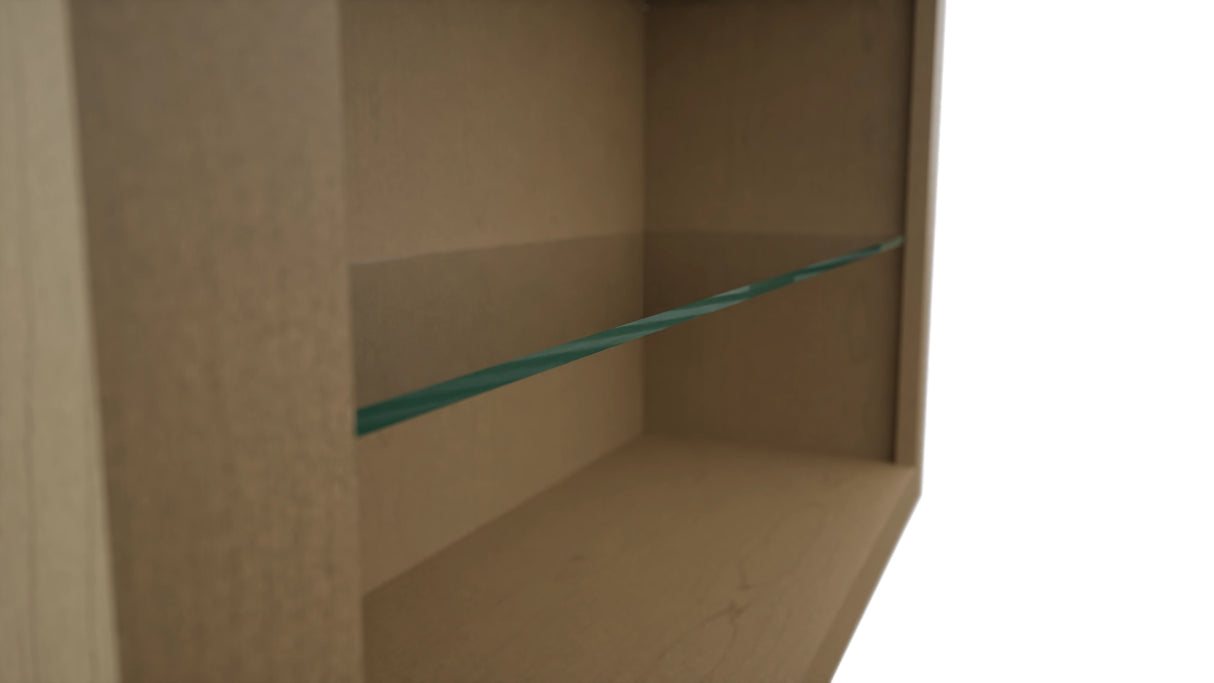 Fabuwood Truffle NDW3639 Wall Standard No Door Cabinet, Detail View