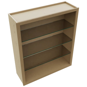 Fabuwood Truffle NDW3642 Wall Standard No Door Cabinet, Top View