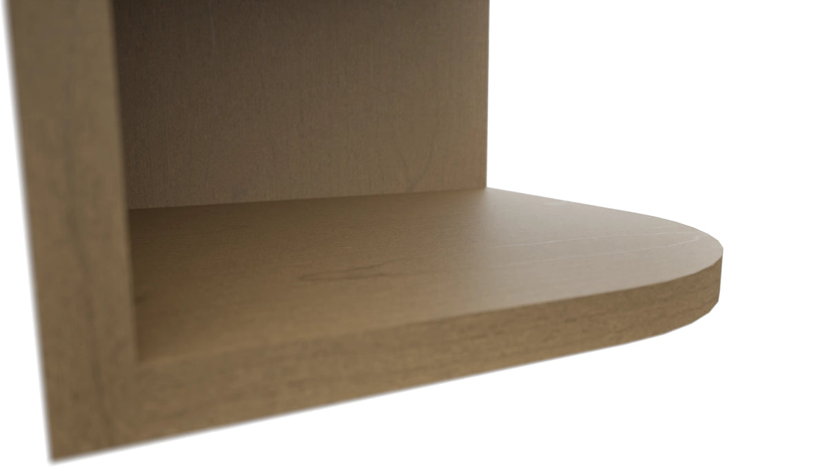 Fabuwood Truffle OE1230 Wall Open End Cabinet, Detail View
