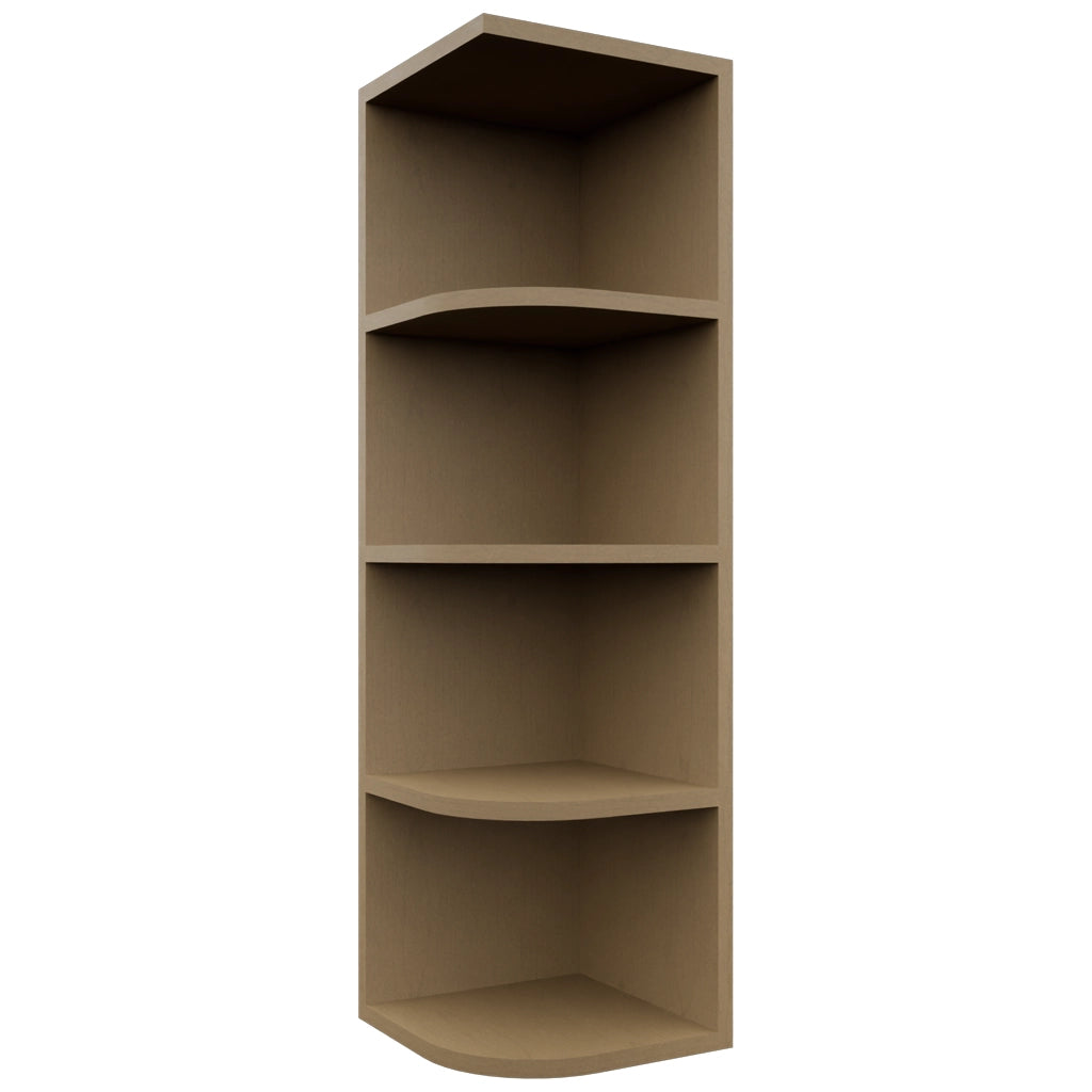 Fabuwood Truffle OE1242 Wall Open End Cabinet, Front View