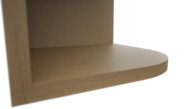 Fabuwood Truffle OE1242 Wall Open End Cabinet, Detail View