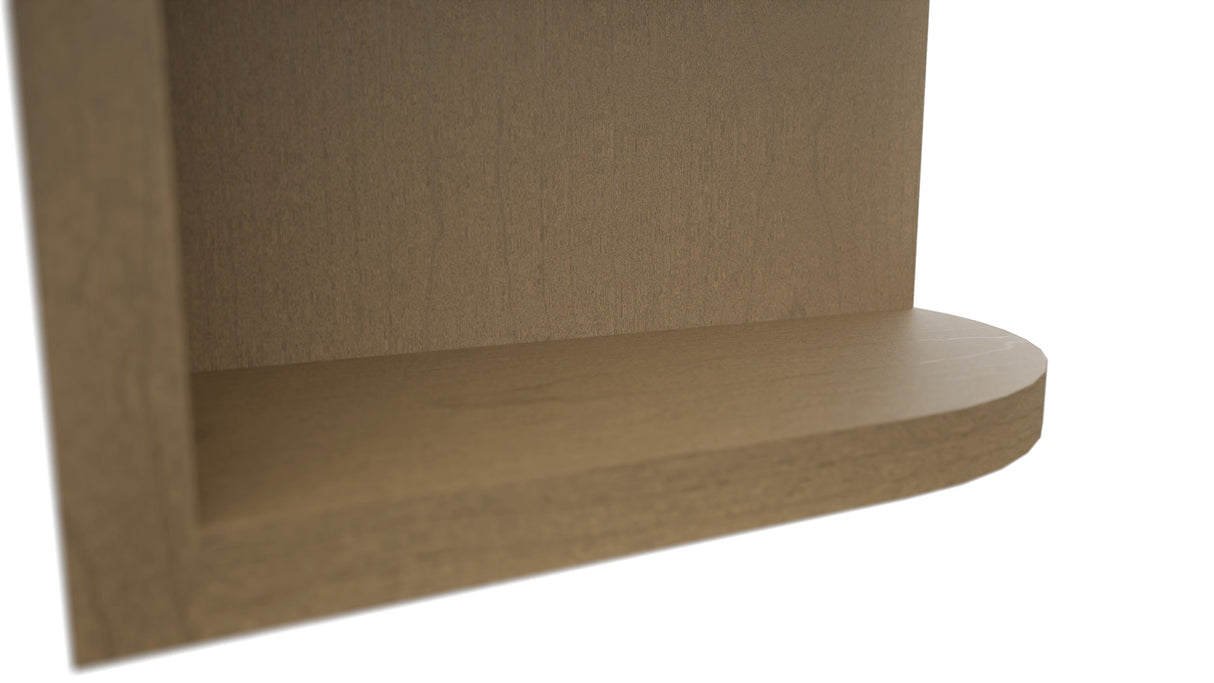 Fabuwood Truffle OEL642 Wall Open End Cabinet, Detail View