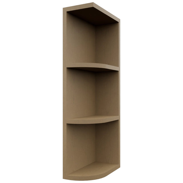 Fabuwood Truffle OER630 Wall Open End Cabinet, Front View