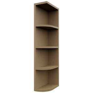 Fabuwood Truffle OER636 Wall Open End Cabinet, Front View