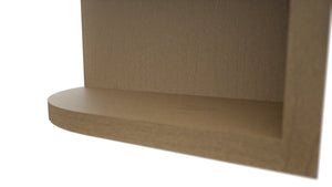 Fabuwood Truffle OER636 Wall Open End Cabinet, Detail View