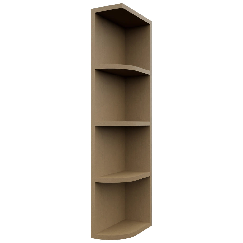 Fabuwood Truffle OER639 Wall Open End Cabinet, Front View