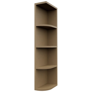 Fabuwood Truffle OER639 Wall Open End Cabinet, Front View