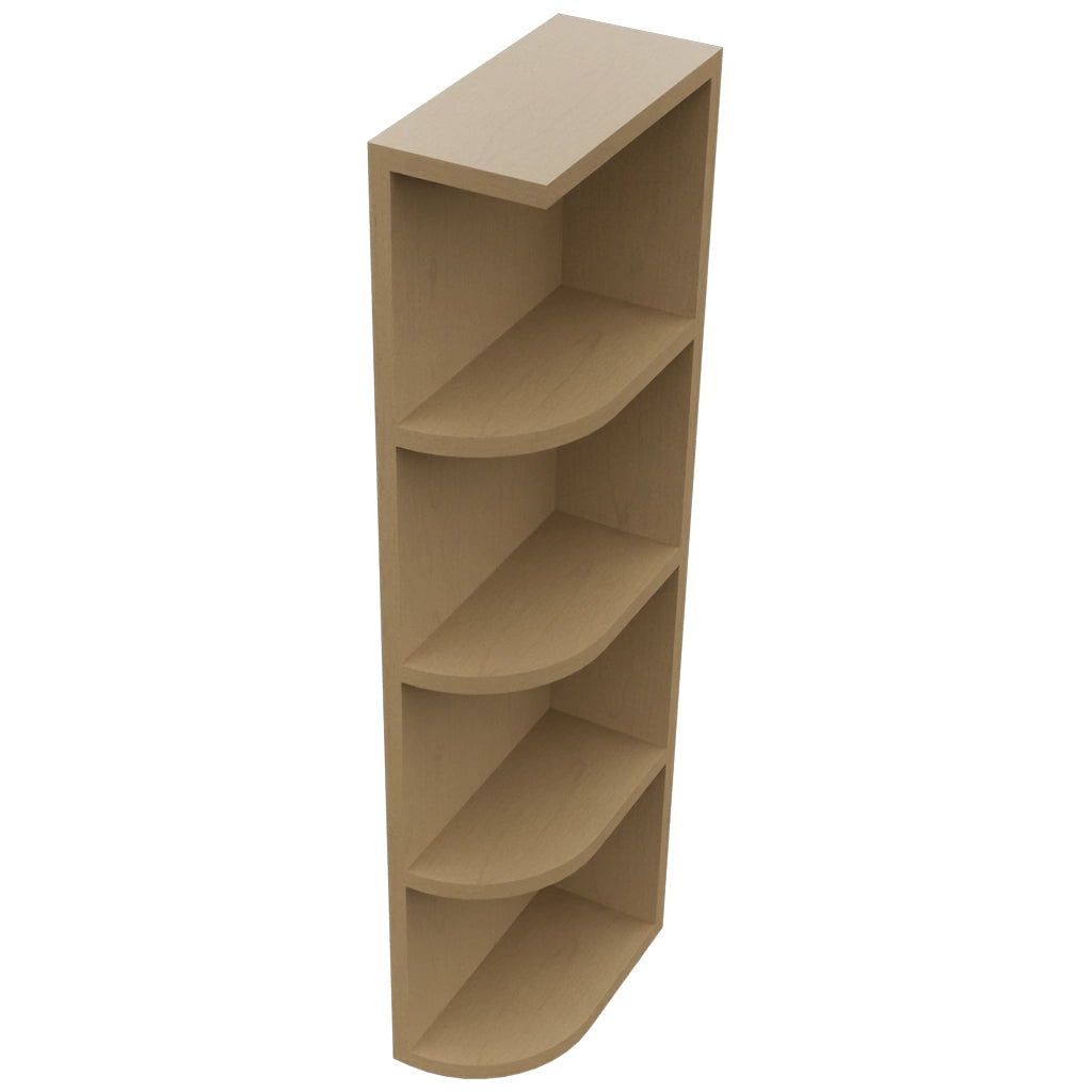 Fabuwood Truffle OER639 Wall Open End Cabinet, Top View